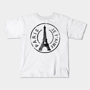 Paris Fance logo Kids T-Shirt